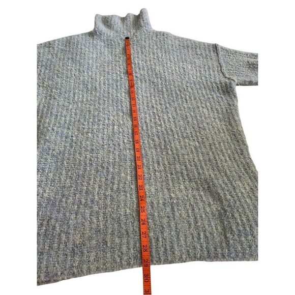 Asos Design Knit High Neck Fluffy Yarn Wool Sweater Workwear Winter Soft Comfort - Picture 10 of 11